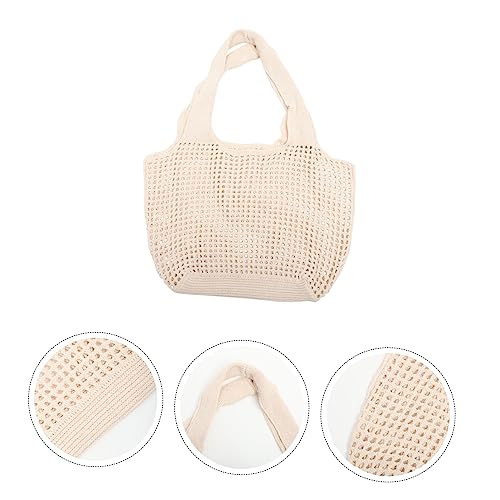 BESTYASH Woven Beach Tote Bag for Women Capacity Hollowed-out Crocheted Handbag Lightweight Bag for Daily Use for Beach and Casual Outings3