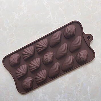 YL 15 Cavities New Shell K046 Chocolate Cake Jelly Ice Silicone Fondant Mold Mould Baking