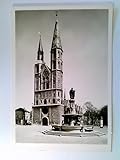  Braunschweig, Hagenmarkt, Katharinenkirche, Heinrich-der-Löwe-Brunnen, AK, ungelaufen, ca. 1960