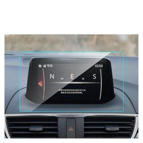 Protection écran tactile LCD verre trempé Mazda 3 Axela 2017 système navigation GPS