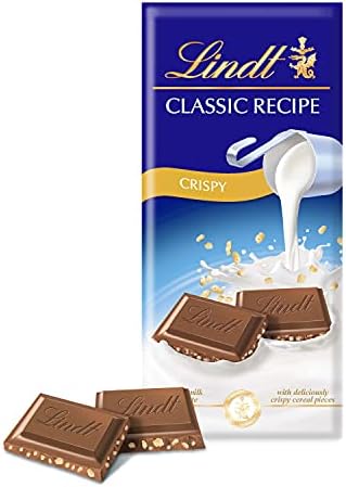 Lindt CLASSIC RECIPE Milk Crispy, 125 g