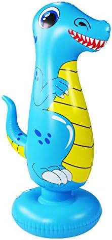 Punch Bag for Kids,kids dinosaur boxing bag,Free Standing Boxing Bag for Immediate Bounce Back Heavy Punching Bag for Practicing Karate,Taekwondo,De-Stress Boxing Bag for Boy/Girl
