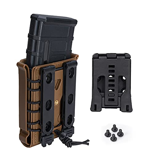 IDOGEAR Mag Pouch 5.56mm Rifle Magazine Pouches 7.62mm Molle Softshell Universal Mag Carrier for M4 AR15 M16 AK Magainzes …
