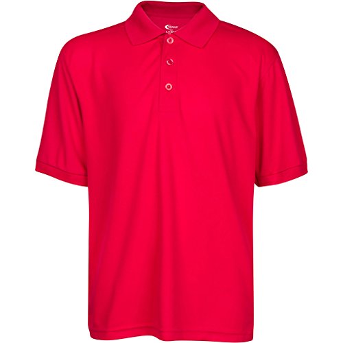 Premium High Moisture Wicking Polo T Shirts Red M