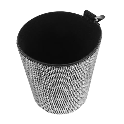 Poubelle de voiture strass portable et organisation de dechets