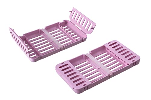 KIT ESTOJO DE ESTERILIZAÇÃO ROSA CLARO