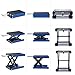 Motorcycle Scissor Lift Jack, Hydraulic Motorcycle Lift, 3.35-13.39 Inch Adjustable Height Foldable, Car Maintenance Tool, for Garage Maintenance