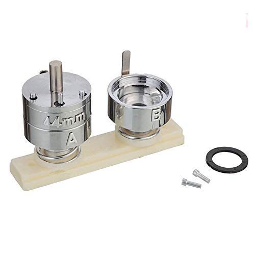 Dawei Badge Punching Die Round Button Mold With ABS Slide Badge Maker Part Compatible With Button Making Machine 1001 & 1002 (φ44mm 1-3/4