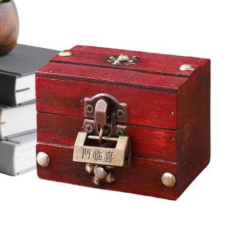 Joyero vintage – Organizador decorativo antiguo – Organizador de almacenamiento de joyas | para oficina, mesa, estante, tocador, dormitorio, mesita de noche