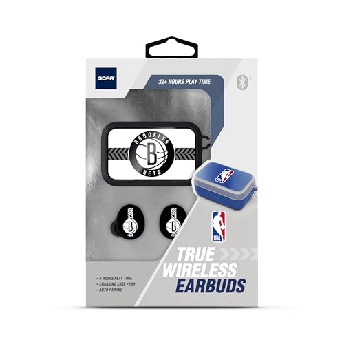 Image of SOAR NBA Wireless Sport Earbuds: Comfortable Fit & Convenient Charging