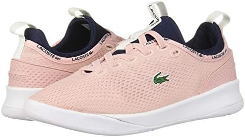Lacoste Women's LT Spirit Sneaker, Light Pink/Navy, 7.5 Medium US | Image 6