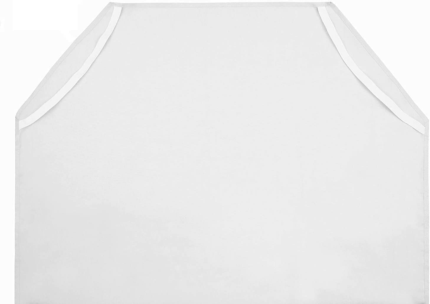 Spannbettlaken für Kleinkinderbett, Vorschule, Mattegröße 4, elastische Schlaufen, 100 % Baumwolle, weiche Babypflege-Bettlaken, 12 Stück, Weiß (58 cm B x 132 cm L)
