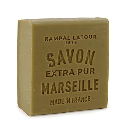 Savonnerie Rampal Latour Savon Extra Marseille French Bar Soap 100% Natural Origin Ingredients 5.3 oz (150g)
