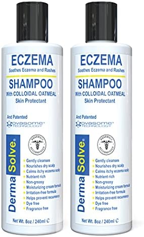 Dermasolve Eczema Relief Shampoo (2-Pack) | Eczema Flare Control Scalp & Dandruff Relief Therapy That Protects, Moisturizes, and Repairs Skin Kids, Babies & Adults - Steroid Free (Shampoo 2-Pack)