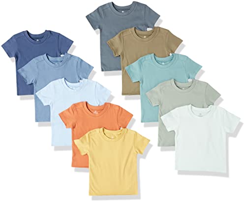 Image of HonestBaby Organic Cotton Short Sleeve T-Shirt Multi-Packs