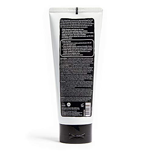 Biomiracle Body Scrub With Charcoal & Dead Sea Salt, Anti-Cellulite Skin Firming & Tightening Natural Body Scrub With Herbal Extracts & Antioxidants, For All Skin Types #TOP1