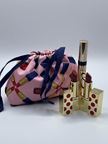 Estee Lauder For Sculpted Lips Lipsticks, Mascara 2022 Gift Set 3 Full Sizes 420 Rebellious Rose, 333 Persuasive, Sumptuous Extreme #TOP27