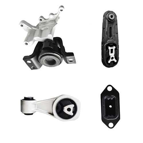 Yllshengyu 4PC Engine Motor & Transmission Mount Kit - Compatible with Nissan Sentra 2013-2019 1.8L, Replaces A7382 A7376 A4360 A4374 113601KA0A 112101KC0B 112201KG0A