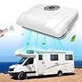 Universal 12V DC RV Air Conditioner 12000 BTU, 12 Volt Rooftop AC Unit for Camper, Low-Noise Cooling, Easy Install for Truck, Trailer, Fifth Wheel, Golf Cart, Motorhome, Tractors