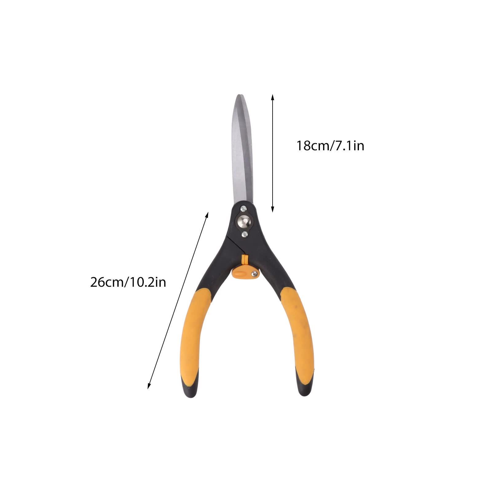 FLEXMAN Przycinanie Ścinania, Zabezpieczanie Nożyczek Ogrodowych 65 Mangan Stalowe Ostrza Pruner Garden Pruning Tinki do Kwiatów, Pąków, Chwastów, Małych Roślin