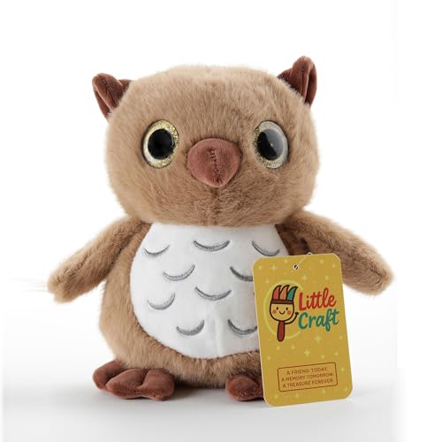 Image of Brown Owl Ultra-Soft Plush Toy for Kids Stuffed Soft Toy Fabric Cute Hug-Friendly Plush for Babies, Toddlers & Children Safe, Lightweight & Easy to Clean(35CM)