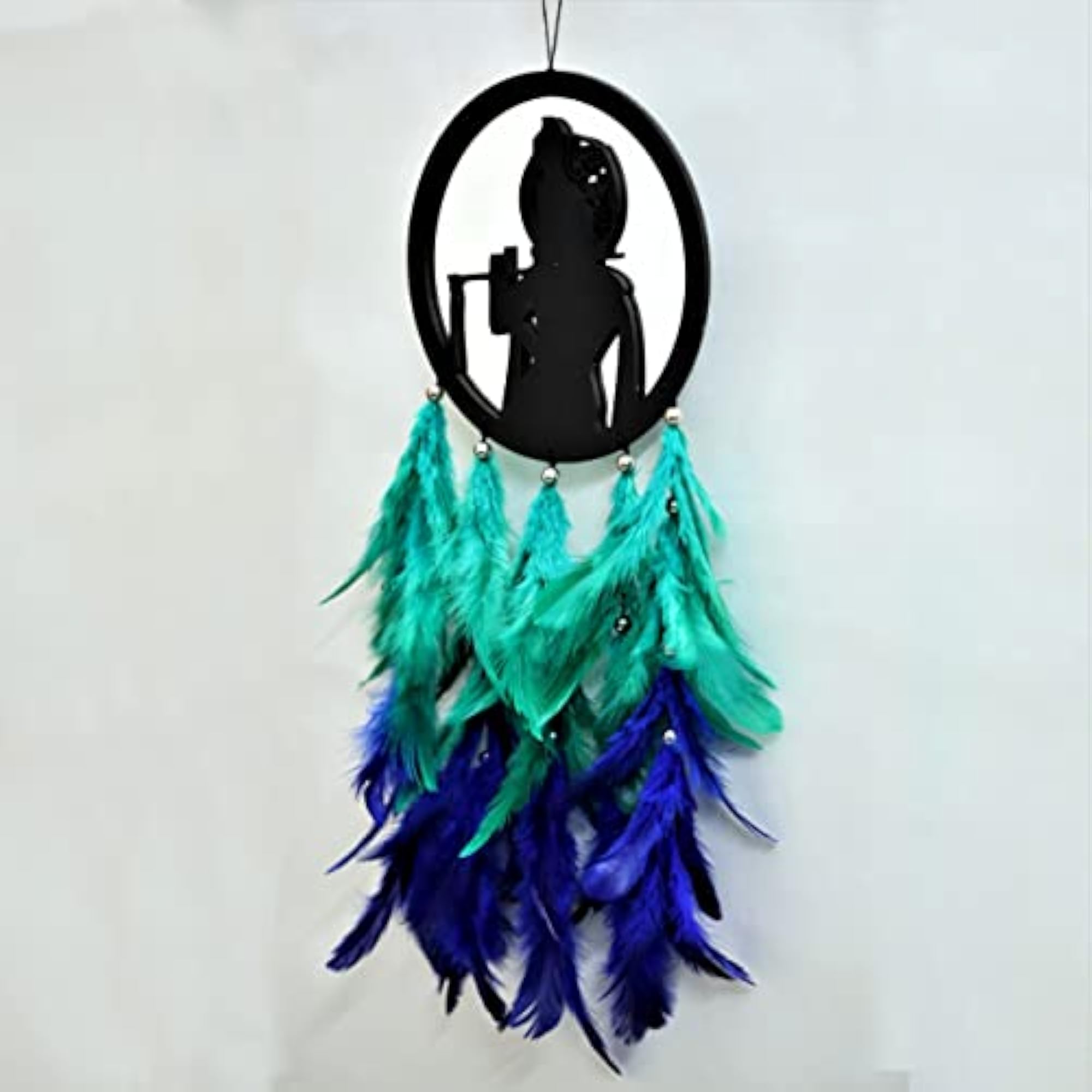 Lord Krishna Design Dream Catcher Wall Hanging