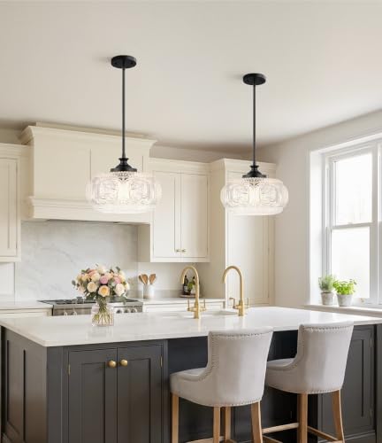 Image of Semi Flush Mount Ceiling Light, Pendant Lights Kitchen Island
