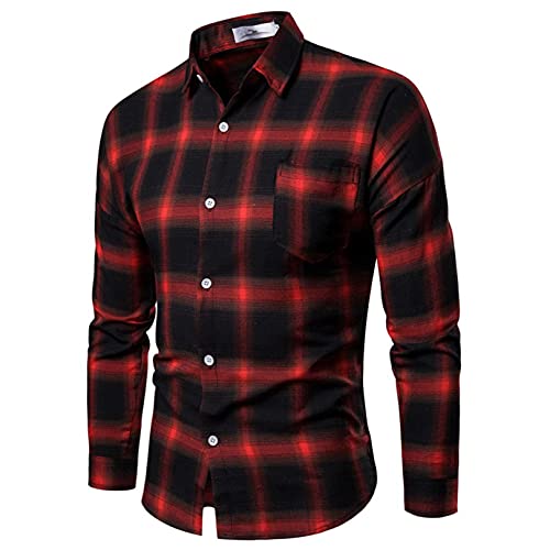 Men's Fashion Dress Shirt, Button D…