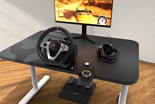 Xbox-Lenkrad Krom K-Wheel Pro Gaming-Lenkrad mit Pedalen und Schalthebel