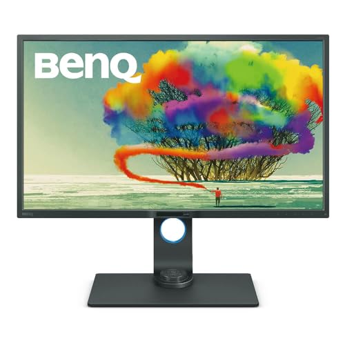 BenQ PD3200U Monitor Designer (AQCOLOR Technology, 32 pollici, 4K UHD, sRGB/Rec.709, KVM, Compatibilità con MacBook Pro M1/M2)