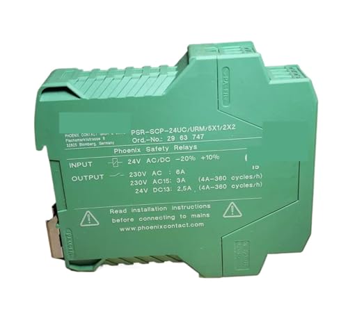 Relais de sécurité PSR-SCP-24UC/URM/5X1/2X2 24V pour circuits industriels