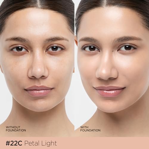 Image of JUNG SAEM MOOL Essential Skin Nuder Cushion | Natural Finish, Buildable Coverage Cushion Foundation by Korean Makeup Artist (Refill Not Included, 0.49 Fl Oz), 22C Petal Light