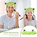 Jowmoy Green Frog Eye Elastic Headband - Versatile for Spa, Skincare, Makeup, Face Wash, Fun Gift for Women (1 Pack)