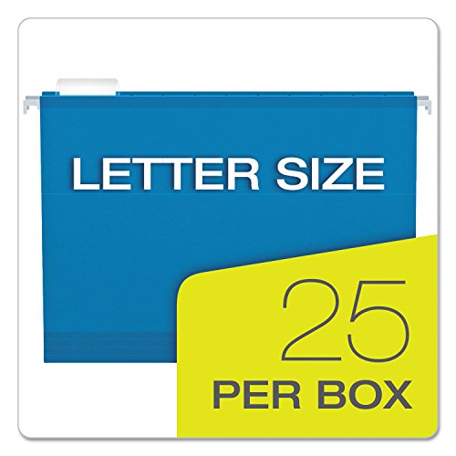 Pendaflex Extra Capacity Hanging File Folders, Letter Size, Reinforced, 2 Inch Expansion, Assorted Colors, 25 Per Box (4152X2 ASST) by Pendaflex - Image 6
