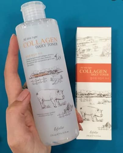 Esfolio Collagen Daily Toner With Collagen Hydrolyzed | For All Skin, Intense Hydration – Refreshing Facial Toner 270Ml #TOP3