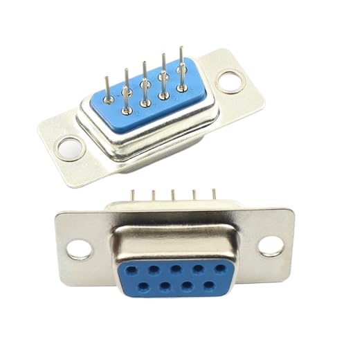 Image of 1 /2 /5pcs DB9 /15 /25 /37 Gat /Pin Vrouwelijke /Mannelijke Blauw Gelaste Connector RS232 Seriele Poort Socket D-SUB Adapter(DB15,Female 1PCS)