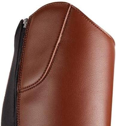 Unisex Soft Leather Leg Protector Horse Chaps Half Chaps Zip-Up Pair Child-Adult Size in Variation, Image, Description, C27