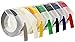 Produktbild Cartridges Kingdom 7 Prägebänder 3D 9mm x 3m Weiss auf Rot Blau Schwarz Grün Gelb Transparent Silber kompatibel für Dymo Omega Junior Etikettenprägegerät für den Heimbedarf | Kunststoff, Selbstklebend
