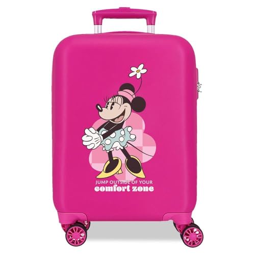 Joumma Disney Mickey & Minnie Maleta de Cabina Multicolor 33x50x20 cms Rígido 2 kgs Cierre de combinación Lateral ABS 2 kgs 33L Equipaje de Mano
