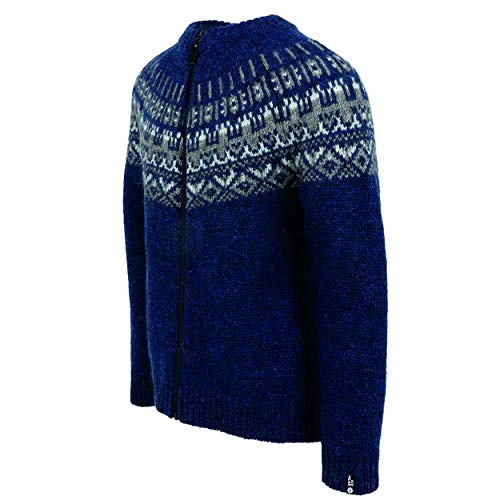 ICEWEAR ‘Elis’ Lopapeysa Mens Full Zip Sweater - Icelandic Wool Sweater2