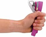 Ruffwear, Hi & Light Dog Leash, Ultralight 4.5 ft Lead with Lockable Swivel Crux Clip and Pick‑Up Bag Pocket, Minimalist Packable Webbing for Everyday Walks, Alpenglow Pink