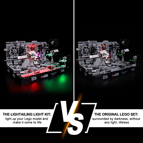 Image of LIGHTAILING Led Light for Lego 75329 Death Star Trench Run Diorama Building Blocks Model - NOT Included The Model Set