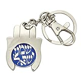  Body-Soul-n-Spirit Shema Israel Hamsa jüdisch Heilig beten Schlüsselring Kette heilig Reisende Segen