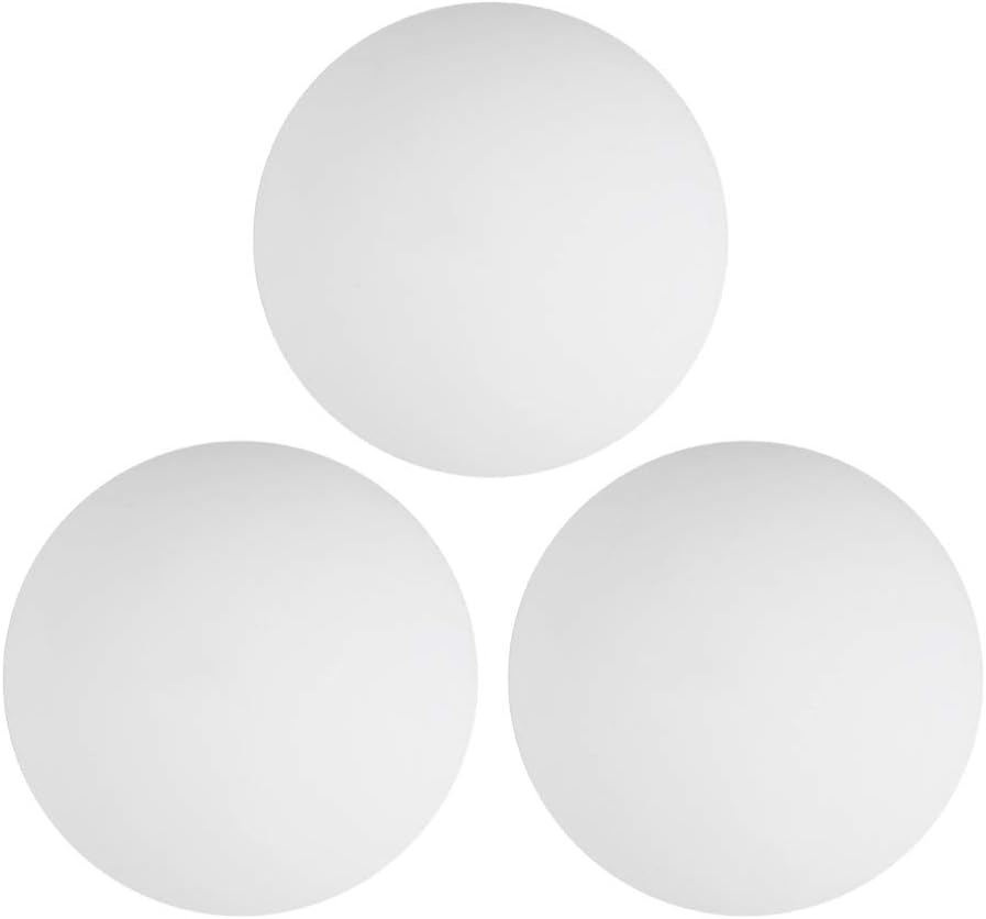 Thud Juggling Balls Professional PVC Juggling Ball Set for Beginners and Experts Improves Hand Eye Coordination Soft Safe Non Rebound Design Red White 6.5cm 3PCS (White)