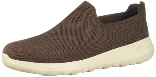 Skechers Men's Go Walk Max-athletic Air Mesh Slip on Walking Shoe Sneaker, Brown, 7.5 by Skechers - Used condition - US$25.55