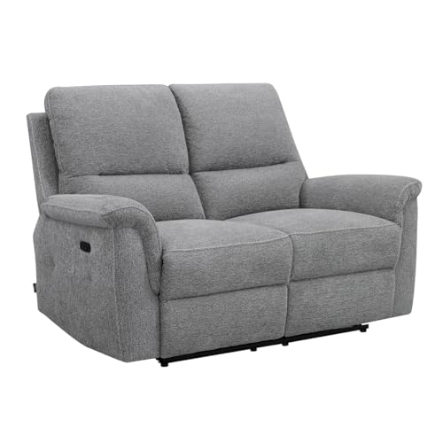 Meubletmoi LEONIE — 2 places relax, double assise électrique motorisée, 150 cm