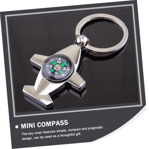Set 3 Brújulas Pequeñas de Aleación de Zinc para Camping miniatura 6