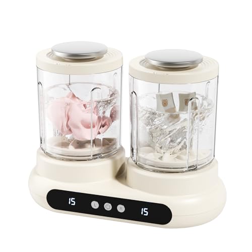 Underwear Washing Machine, a Portable Mini Model with Detachable Twin-Tub Design. It Supports Separate Deep Cleaning for Baby Clothes. This Mini Laundry Cup is Suitable for Bras, Socks and Underwear