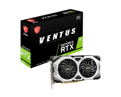 VGA MSI GEFORCE RTX 2060 VENTUS 12G OC NVIDIA 12 GB GDDR6