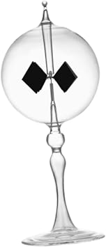 Crookes Radiometer for Sunlight Energy Display and Education, Clear